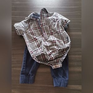 Ben Sherman matching set size 6-9M